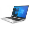 Laptop HP EliteBook 845 G8, AMD Ryzen 5 PRO 5650U, 14inch, RAM 8GB, SSD 256GB, AMD Radeon Graphics, Windows 10 Pro, Argintiu