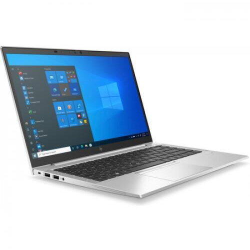 Laptop HP EliteBook 845 G8, AMD Ryzen 5 PRO 5650U, 14inch, RAM 8GB, SSD 256GB, AMD Radeon Graphics, Windows 10 Pro, Argintiu