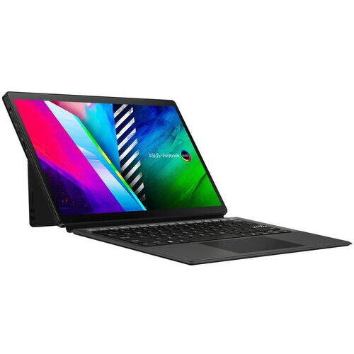 Laptop ASUS Vivobook 13 Slate OLED T3300KA, Procesor Intel Pentium® Silver N6000, 13.3inch Full HD, 8GB, 256GB SSD, Intel UHD Graphics, Windows 11 Home, Negru