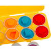 Joc educativ Matching eggs, Set 12 oua pentru invatarea formelor si culorilor Ikonka IK17739