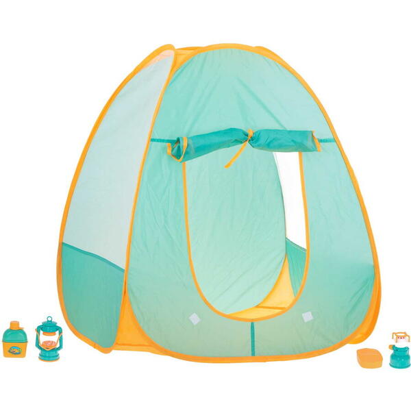 Set complet camping format din cort si 18 accesorii Ikonka IK17866