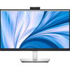 Monitor C2423HLED, Webcam, IPS Dell 23.8", Full HD, DisplayPort, Negru