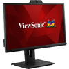 Monitor Videoconferinta LED IPS ViewSonic 23.8'', Full HD, 75Hz, 5ms, camera web 2MP , difuzoare 2x2W, VGA, HDMI, Display Port, USB, Negru