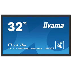 Monitor iiyama ProLite TF3239MSC-B1AG 32" AMVA, 24/7, AntiGlare, 12xPCAP, OpenFrame