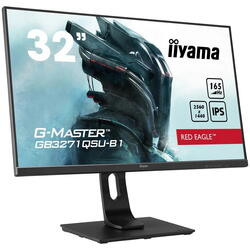 Monitor iiyama G-Master Red Eagle GB3271QSU WQHD IPS 165Hz 1ms FreeSync Premium 2xHDMI 2xDP, Negru