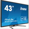 Monitor iiyama ProLite X4373UHSU-B1 43" VA LED, 4K, PbP, 3ms, DisplayPort, HDMI, FlickerFree