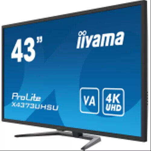 Monitor iiyama ProLite X4373UHSU-B1 43" VA LED, 4K, PbP, 3ms, DisplayPort, HDMI, FlickerFree