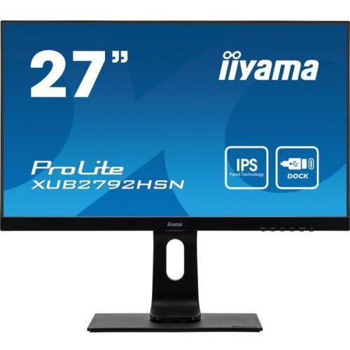 Monitor LED Iiyama ProLite XUB2792HSC-B1, 27inch, 1920x1080, 4ms GTG, Black