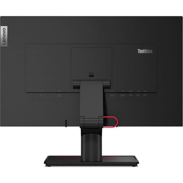 Monitor LED Lenovo ThinkVision T24t-20 23.8 inch 4 ms Negru USB-C 60 Hz, Negru