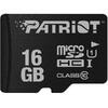 Memory Card microSDHC Patriot LX 16GB, Class 10, UHS-I U1