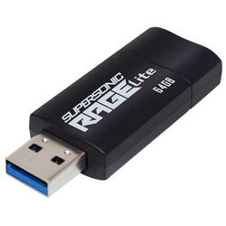 Memorie USB PATRIOT MEMORY Supersonic Rage Lite 64GB USB 3.2 Gen1 Black