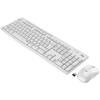 Kit wireless tastatura si mouse Logitech MK295 Silent, layout US INTL, Off White