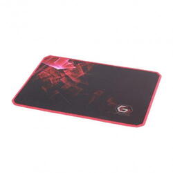 Mouse Pad Gembird Small, 250 x 200 mm, Black-Red