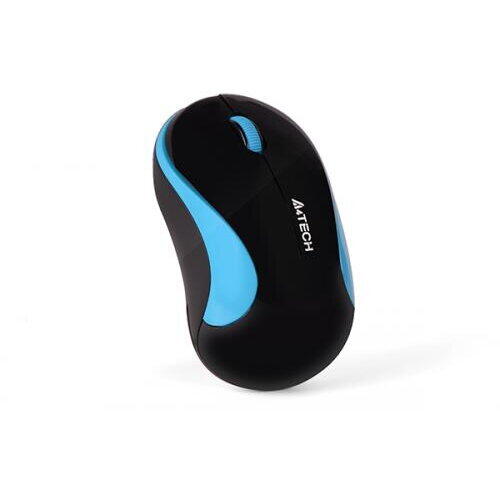 Mouse Optic A4Tech V-Track G3-270N-1, USB Wireless, Black-Blue