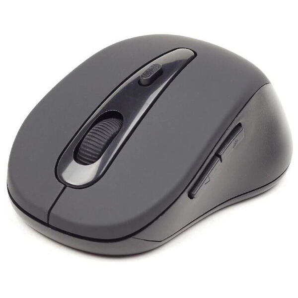 Mouse optic Gembird MUSWB2, Bluetooth, 1600 DPI, Negru