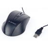 Mouse optic Gembird, USB, Cu Fir,Negru