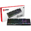 Tastatura MSI Vigor GK30 US, RGB LED, USB, Black