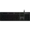 Tastatura gaming mecanica Logitech G512 RGB Lightsync GX Blue Negru Carbon 920-008946