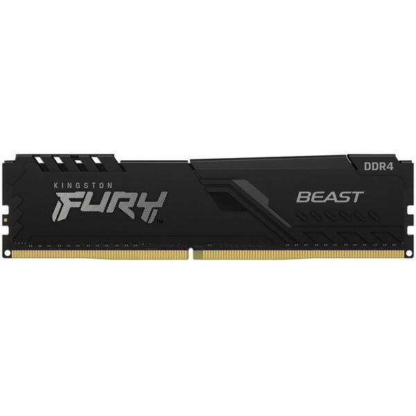 Memorie Kingston FURY Beast, 32GB DDR4, 3600MHz CL18, Dual Channel Kit