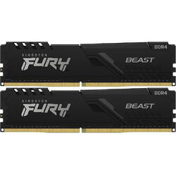 Memorie Kingston FURY Beast 32GB DDR4 2666MHz CL16 Dual Channel Kit