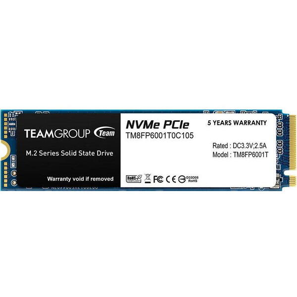 Teamgroup SSD Team Group MP33, 1TB, PCI Express 3.0 x4, M.2