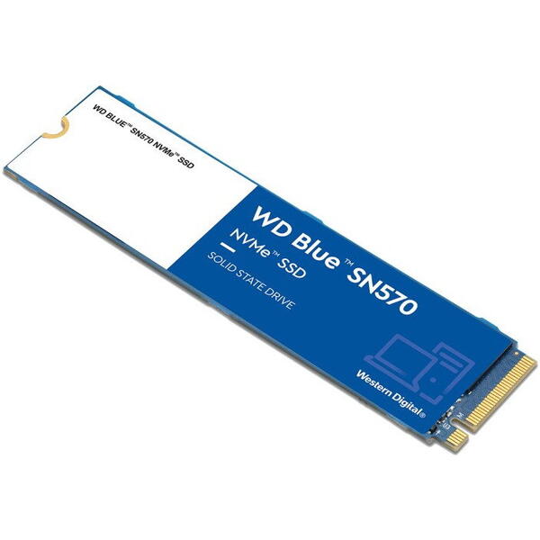 Western Digital Solid State Drive (SSD) WD Blue SN570, 500GB, NVMe™, M.2.