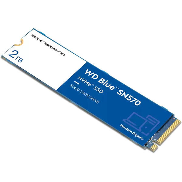 Western Digital Solid State Drive (SSD) WD Blue SN570, 2TB, NVMe™, M.2.