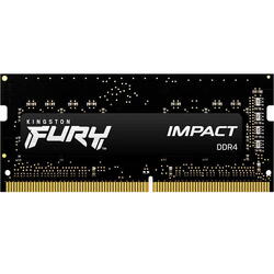 Memorie laptop KINGSTON Fury Impact, 16GB, 2666MHz, CL15, KF426S15IB1/16