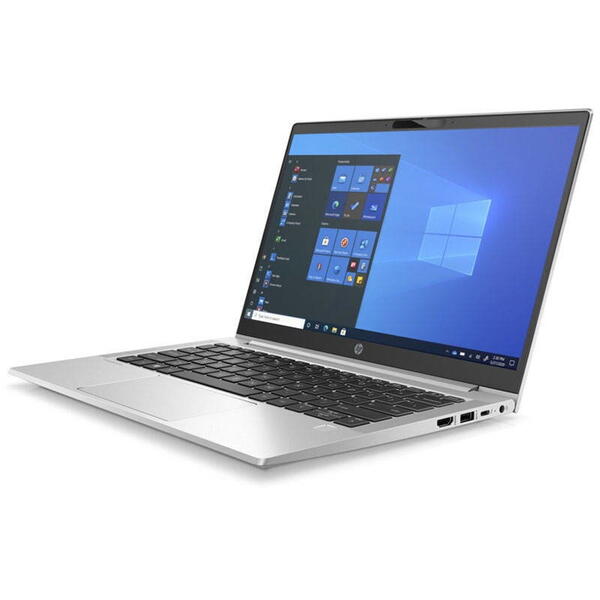 Laptop HP ProBook 630 G8, 13.3inch FHD, Intel Core i5-1135G7, 8GB RAM, 256GB SSD, Windows 10, Argintiu