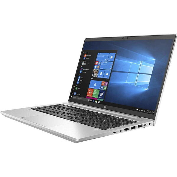 Laptop HP 440 G8, 14inch FHD, Intel Core i5-1135G7, 8GB RAM, 256GB SSD, Windwos 10 Pro, Argintiu