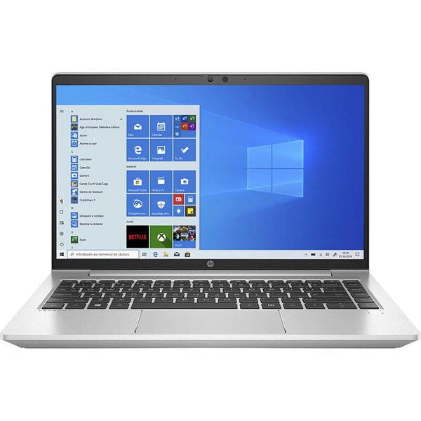 Laptop HP 440 G8, 14inch FHD, Intel Core i7-1165G7, 16GB RAM, 512GB SSD, Windows 10 Pro, Argintiu