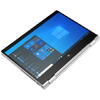 Laptop HP x360 435 G8 13.3inch FHD Touch, AMD Ryzen 7 5800U, 8GB RAM, 256GB SSD, Windwos 10 Pro, Argintiu