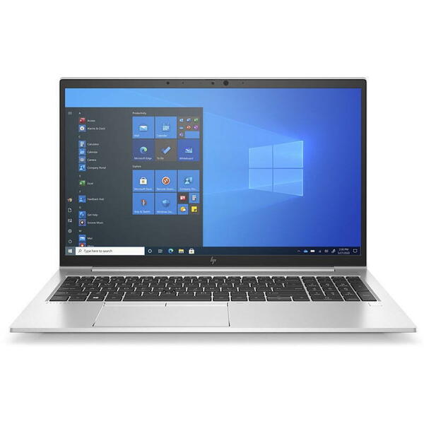 Laptop HP 855 G8, 15.6inch FHD, AMD Ryzen 7 PRO 5850U, 16GB RAM, 512GB SSD, Windows 11 Pro, Argintiu