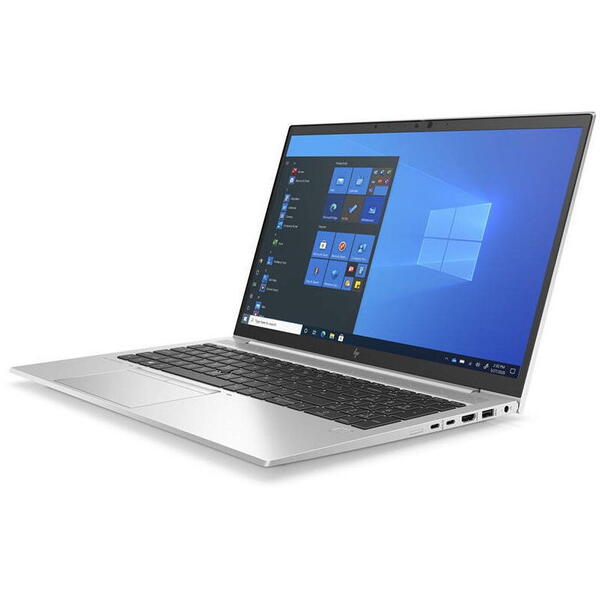 Laptop HP 855 G8, 15.6inch FHD, AMD Ryzen 7 PRO 5850U, 16GB RAM, 512GB SSD, Windows 11 Pro, Argintiu