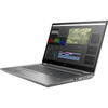 Laptop HP ZBook Fury 17 G8, 17.3inch FHD, Intel Core i7-11800H, 16GB RAM, 512GB SSD, nVidia RTX A2000 4GB, Windows 11 , Gri