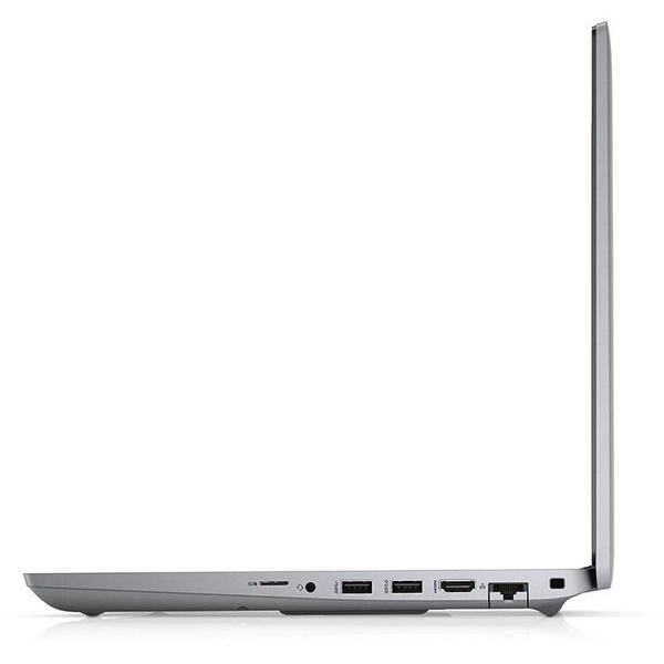 Laptop Dell Precision 3561 15.6 inch FHD Intel Core i9-11950H 16GB DDR4 512GB SSD nVidia Quadro T600 4GB DE layout Windows 10 Pro Grey