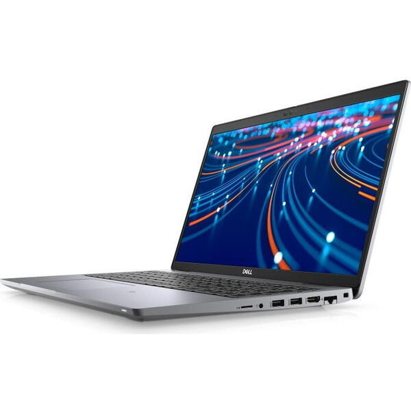 Laptop Dell Latitude 5520, 15.6 inch FHD, Intel Core i7-1185G7, 16GB RAM, 512GB SSD, Windows 10 Pro, Gri