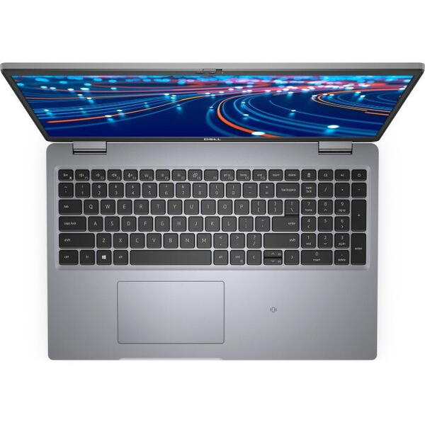 Laptop Dell Latitude 5520, 15.6 inch FHD, Intel Core i5-1135G7, 16GB RAM, 256GB SSD, Windows 10 Pro, Gri