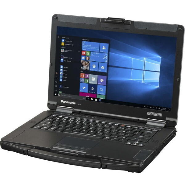 Laptop Panasonic Toughbook FZ-55 FHD 14 inch Intel Core i5-1145G7 8GB 512GB SSD Windows 10 Pro Black Grey