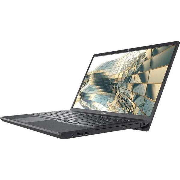 Laptop Fujitsu Lifebook A3510, 15.6inch FHD, Intel Core i5-1035G1, 8GB RAM, 512GB SSD, NO OS, Negru