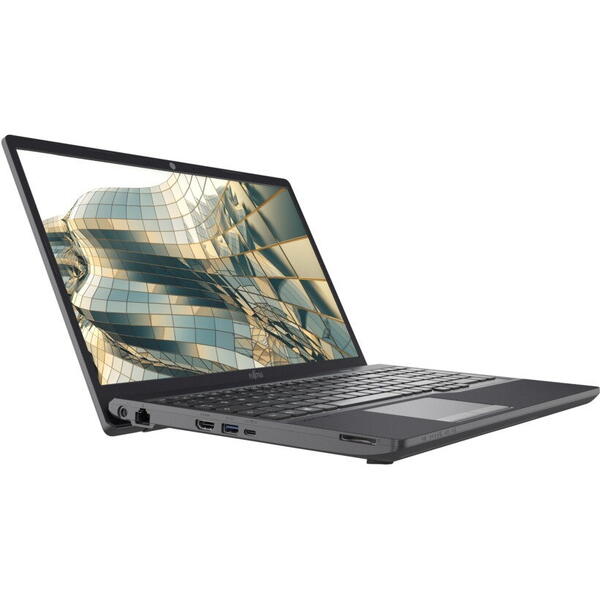 Laptop Fujitsu Lifebook A3510, 15.6inch FHD, Intel Core i5-1035G1, 8GB RAM, 512GB SSD, NO OS, Negru