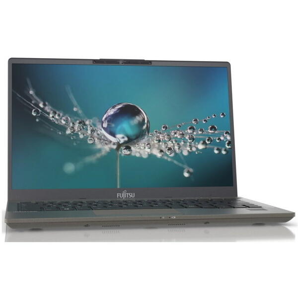 Laptop Fujitsu Lifebook U7411, 14 inch FHD, Intel Core i5-1135G7, 8GB RAM, 256GB SSD, Windows 10 Pro, Gri