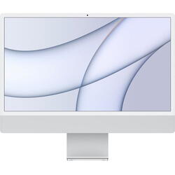 Sistem All in One iMac 4.5K 24inch Apple M1 8core 8GB DDR4X 256GB SSD macOS Big Sur Silver