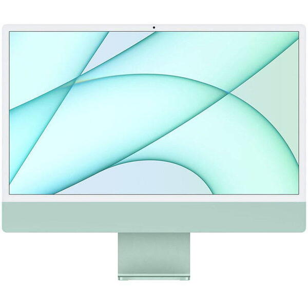 Sistem All in One iMac  24 inch Retina 4.5K Apple M1 8 core CPU 8GB RAM 256GB SSD 7 core GPU DE keyboard Green