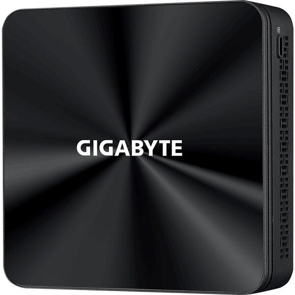 Calculator Barebone Gigabyte GB-BRI3-10110, Intel Core i3-10110U, No RAM, No SSD, Free Dos, Negru