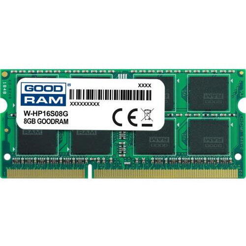 Memorie SO-DIMM Goodram W-HP16S08G 8GB, DDR3-1600MHz, CL11