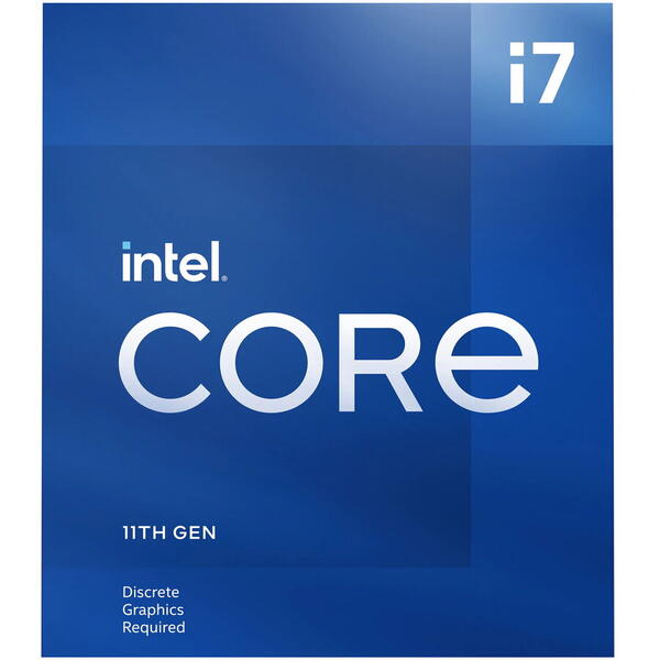 Procesor Intel® Core™ i7-11700F Rocket Lake, 2.50 GHz, 16MB, fara grafica integrata, Socket 1200