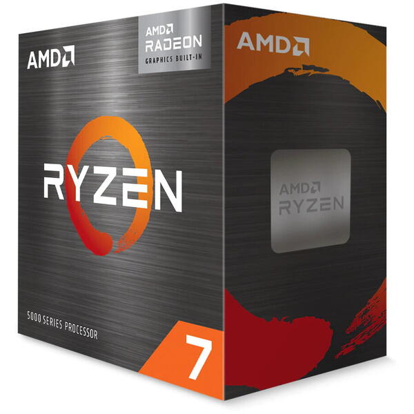 Procesor AMD Ryzen™ 7 5700G, 20MB, 3.8GHz, Socket AM4, Wraith Stealth