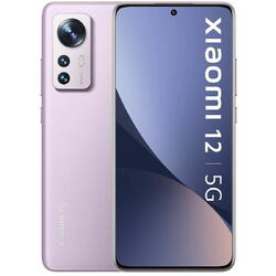 Telefon mobil Xiaomi 12, Dual SIM, 256GB, 8GB RAM, 5G, Purple