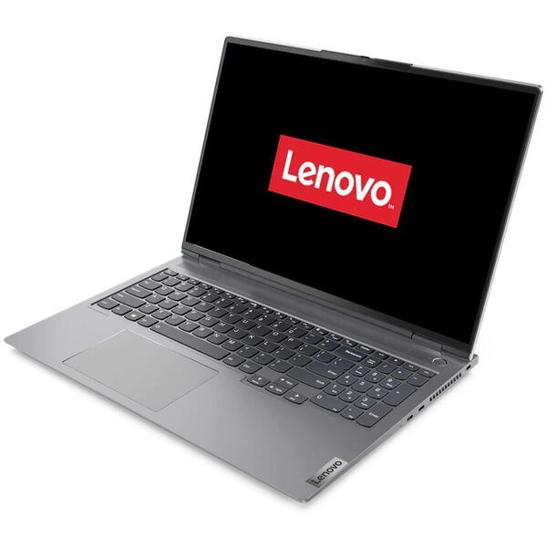 Laptop Lenovo ThinkBook 16p G2 ACH 16inch WQXGA, AMD Ryzen 7 5800H, 16GB RAM, 1TB SSD, NVIDIA GeForce RTX 3060 6GB, Windows 10 Pro, Gri